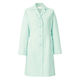 KAZEN レディス診察衣ハーフ丈 ミントグリーン L 261-92-L 1枚　白衣　ドクターコート