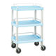 松吉医科器械 クラシックカート（3段/ブルー） Y-101FB 1台 23-7315-00　マツヨシカタログ