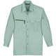 自重堂　制服百科　長袖シャツ　アースグリーン　Ｌ　45204（直送品）