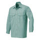 アイトス 長袖シャツ（厚地） ターコイズ 3L AZ545-027 1着（直送品）