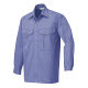 アイトス 長袖シャツ（厚地） バイオレット 3L AZ545-069 1着（直送品）