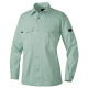 アイトス 長袖シャツ（厚地） アースグリーン 3L AZ1605-005 1着（直送品）