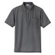 アイトス 吸汗速乾（クールコンフォート）半袖ジップポロシャツ（男女兼用） チャコールグレー LL AZ10581-044 1着（直送品）