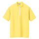 アイトス 半袖クイックドライジップシャツ（男女兼用） イエロー L AZCL3000-042 1着（直送品）