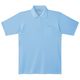ミドリ安全 作業服 春夏 半袖 ポロシャツ 帯電防止 PS12 SS サックス 3120141802 1点（直送品）