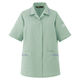 ミドリ安全 女性用 作業服 春夏 半袖 スモック 帯電防止 VELS56 19号 ライトグリーン 3124104109 1点（直送品）