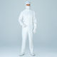 ミドリ安全 クリーンウェア 長袖 クリーンスーツ C1011W M ホワイト 3148002304 1着（直送品）