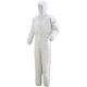 ミドリ安全 クリーンウェア 長袖 クリーンスーツ C1351W フード一体型 3L ホワイト 3148005707 1点(1着)（直送品）
