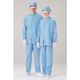 ミドリ安全 クリーンウェア 男女共用 長袖 S3310B 4L ブルー 3140002008 1着（直送品）