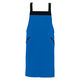 アイトス 胸当てエプロン（共生地配色） ブルー F AZ8654-006 1着（直送品）