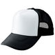 アイトス アメリカンメッシュキャップ ブラック×ホワイト F AZMC30-010 1個（直送品）