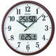 セイコータイムクリエーション 電波掛時計 スタンダード （液晶表示つき） KX383B 1個