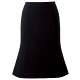アイトス Pieds フレアースカート ブラック 13号 HCS9571-099 1着（直送品）