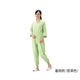 マツハシ 介護寝巻 (つなぎタイプ) 若草色/L 0-3872-04 1枚（直送品）