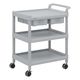 アズワン モバイルストレージカート(引出し付) 3段 705×444×855 MSO21D 1個 7-1085-02（直送品）