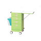 アズワン カラフルミニカート(ダストボックス付) グリーン 703×554×955 CMCD-G 1個 8-8506-02（直送品）