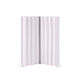 アズワン 抗菌アコーディオンスクリーン コーナー パステルピンク 1500(750×2)×1800 8-9921-06 1個（直送品）