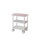 アズワン ヨーロピアンカートII 850×540×915mm ピンク EL-NP 1台 0-3589-22（直送品）
