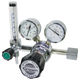 ユタカ ボンベ取付型流量計付一段式圧力調整器 FRーISーP ヘリウム用 FR-IS-P 1個（直送品）