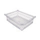 サカセ化学工業 プラスチックバスケット 透明 PB34-10 1箱(2枚入) 01-2547-11-03（直送品）