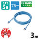 エレコム EU RoHS指令準拠 簡易包装STPケーブル CAT5E対応 スタンダードタイプ 3m ブルー LD-CTS3/RS