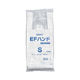 シモジマ レジ袋(乳白)EFハンド 05464 1セット(4000枚:100枚×40袋) 23-7269-01