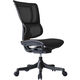 エルゴヒューマン スマート オフィスチェア 3Dファブリックメッシュ 肘無し ブラック/KMD31 EHS KMD31 BK 1脚