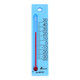 温度計　プチサーモ　スクエア　たて　12cm　ブルー　48707　1セット（20個）　シンワ測定　（直送品）