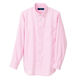 アイトス 長袖ボタンダウンシャツ（ヘリンボーン）（男女兼用） ピンク SS AZ-50403-060 1着（直送品）