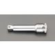エスコ 3/8”DRx 76mm エクステンションバー(スイベル・ZYKLOP) EA617AK-56 1セット(4個)（直送品）