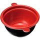 ケーピープラテック どんぶりS 本体 赤黒 800枚(50×16) 17004 1ケース(800枚入(50枚×16袋))（直送品）