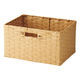 ちどり産業 収納ボックス ペーパーバスケット インナーボックス ベージュ 382107 1個