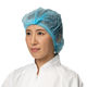 【使いきりキャップ】 中部物産貿易 ザグ・キャップ 不織布ヘアキャップ ブルー 114527 20袋(2000枚入)