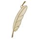 バンコ グラフコラボ栞 羽ペン 48405 1セット(10個)