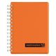 マルマン セプトクルール メモ B7 6.5mm罫 オレンジ N576B-09 1セット(5冊)