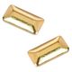 SHAREYDVA スタッズ メタル長方形 １×３ｍｍ ５０Ｐ ゴールド 1個（直送品）