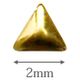 SHAREYDVA スタッズ 三角 ２ｍｍ ５０Ｐ ゴールド 1個（直送品）