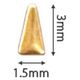 SHAREYDVA スタッズ 三角 ロング １．５×３ｍｍ ５０Ｐ 1個（直送品）