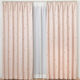 スミノエ デザインライフ セミオーダー カーテン ジェシカ 1100×1400mm ピーチベージュ 1セット(2枚入)（直送品）