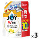 ジョイ JOY W除菌 食器用洗剤 シトラスレモンの香り 詰め替え ジャンボ 1300mL 1セット（1個×3） P＆G