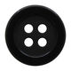 清原 ベーシックボタン　１５ｍｍ　黒 SUN10-127 1セット（15袋）（直送品）