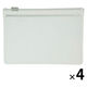 無印良品 EVAクリアケース 小 約120x85mm 1セット（4個） 良品計画
