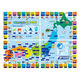 パイロット こたえがでてくる! おふろでスタディ 世界地図&国旗 1861455 1セット(4枚)