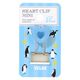 ベロス ハートクリップ ミニ ブルー DCH-3BL 10個