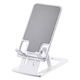 タブレット スマホスタンド 卓上 折り畳み式 角度6段階 高さ10段階調整可 白 P-DSCHCMPWH 1個 エレコム