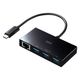 サンワサプライ USB Type-Cハブ付き ギガビットLANアダプタ USB-3TCH19RBKN 1個