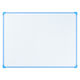 ナカバヤシ プラスチックフレームロジカルホワイトボード 600×450mm LBP-6045B 1台（直送品）
