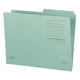 コクヨ 1/2カットフォルダー(カラー) A4-2FF-G 1冊