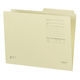 コクヨ 1/2カットフォルダー(カラー) A4-2FF-Y 1冊