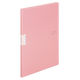 コクヨ クリヤーブックモッテ 固定式 A4縦 20ポケット ライトピンク ラ-LM20LP 1冊
